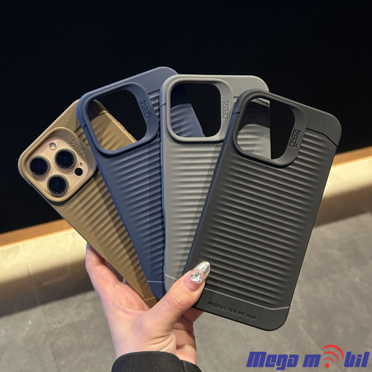 Futrola iPhone 13 Pro Gear4 Ribbed grey